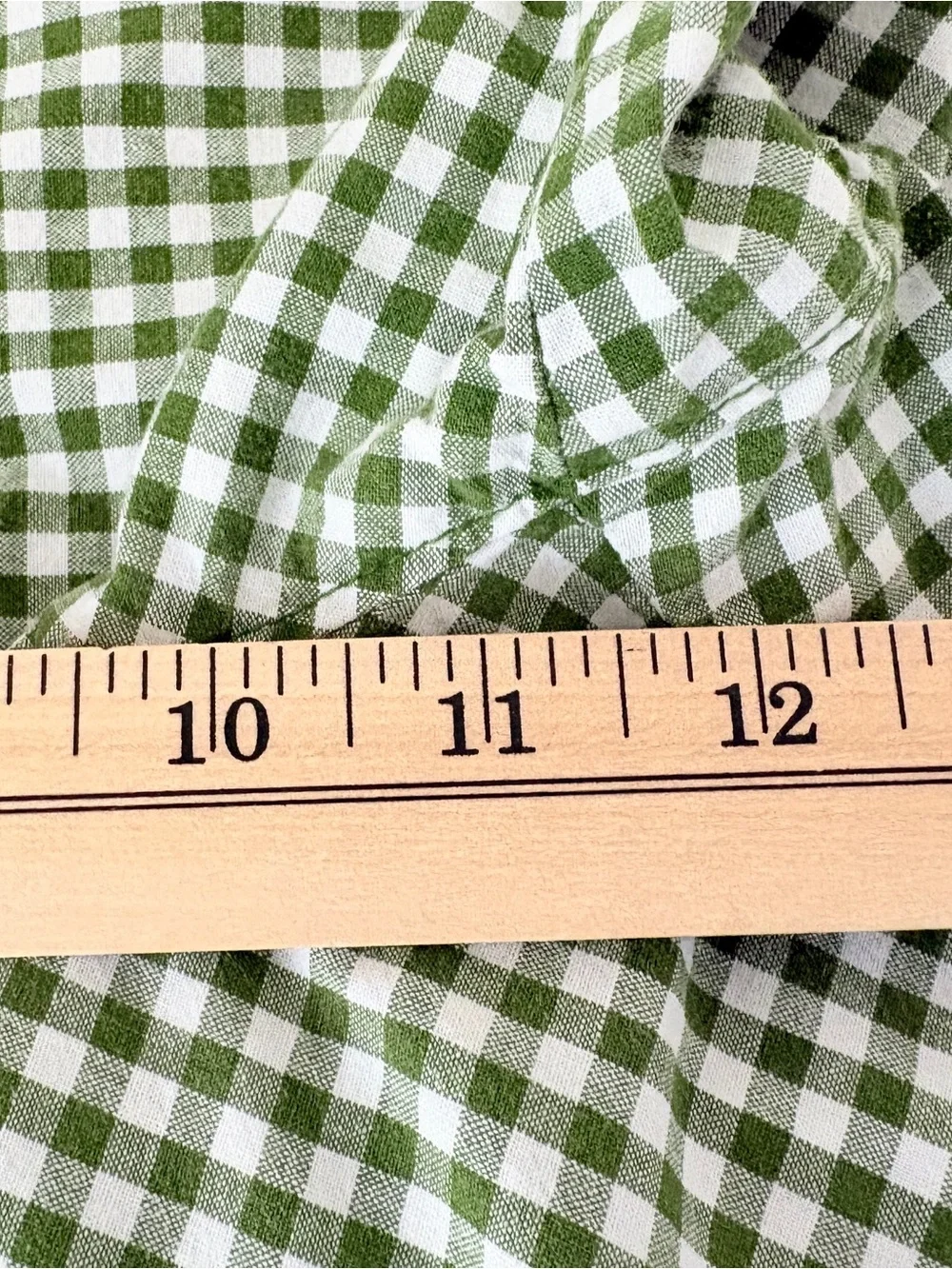 Banana Republic Green Gingham Flat-Front Shorts